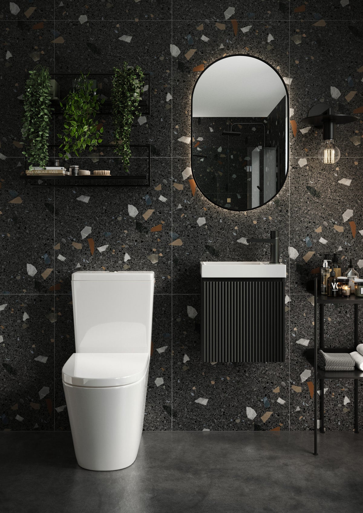 Linea Rimless Back to Wall Pan & Seat