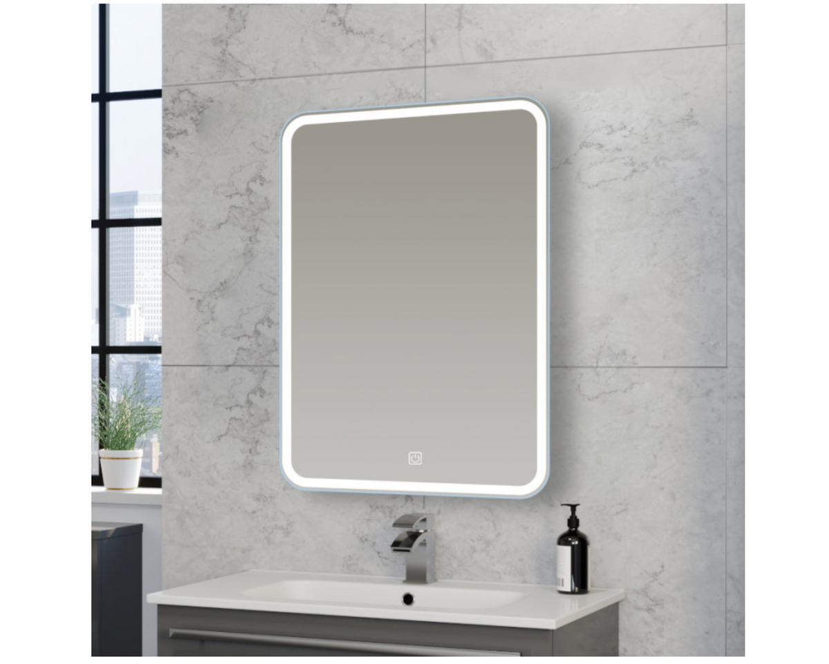Kartell Alder 700 x 500mm Rectangular LED Mirror MIR003