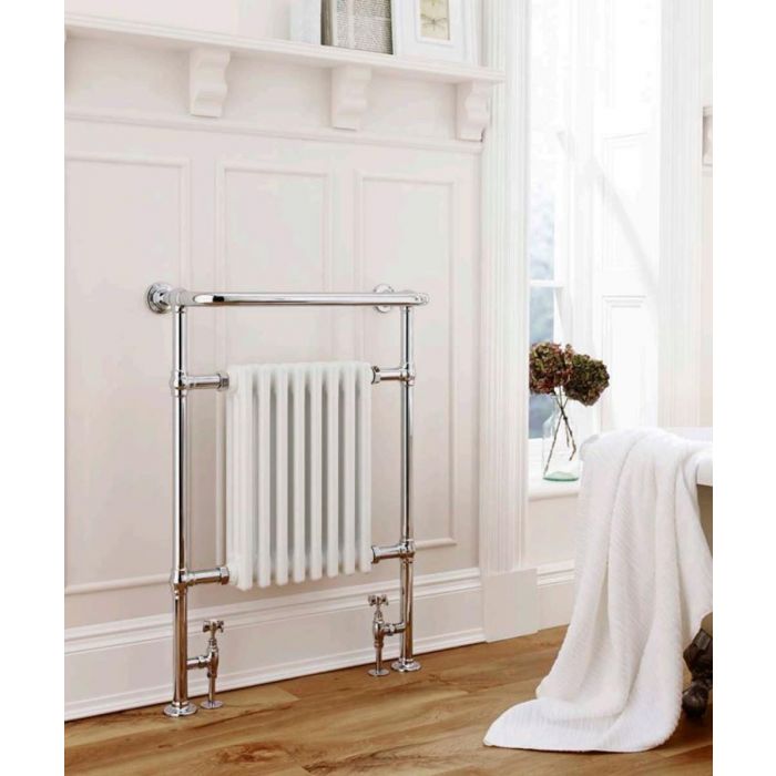 kvit crown heated towel rail 500