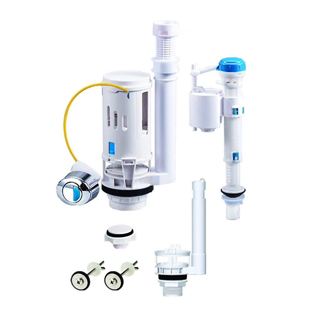 Evolve Universal Dual Flush Valve Spare Pack – Universal Bottom & Side Entry Repair Kit
