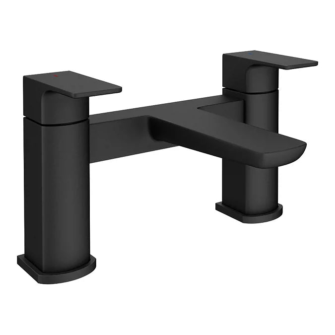 Albury black bath filler