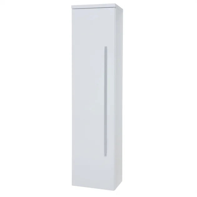 Kartell K‑Vit Purity 1400 × 355 mm Wall‑Mounted Tall Boy Unit – White Gloss (FUR090PU)