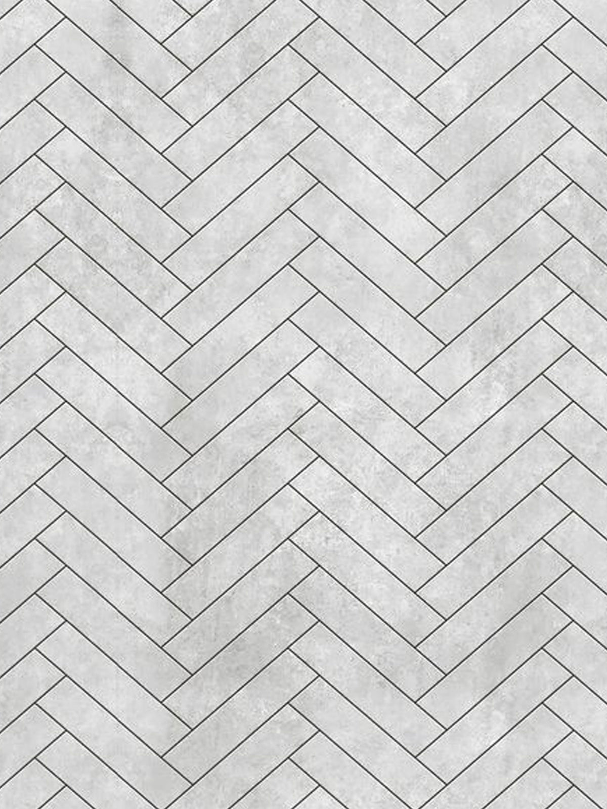 1M X 2.4M Chevron Grey (Matt) Deluxe Panel