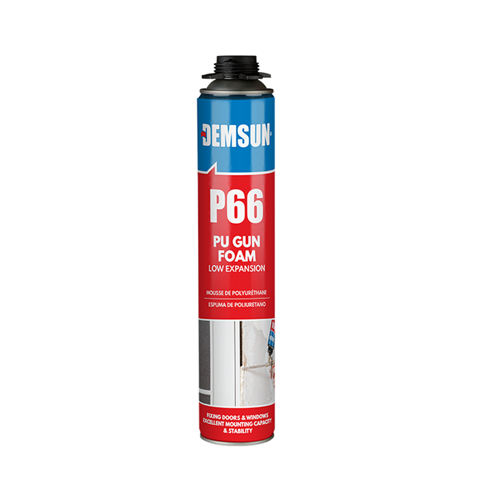Demsun P66 Fix & Fill Pro PU Gun Foam 750ml | Professional Expanding Foam