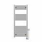 K‑Rail 500 × 800 mm Chrome Towel Rail – 25 mm Tubular Ladder Radiator