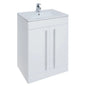Purity Floor Standing 2 Door Cabinet – White – 600x855x450mm