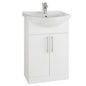 Impakt 550mm Vanity Unit with Basin – Soft-Close Doors & Ceramic Basin