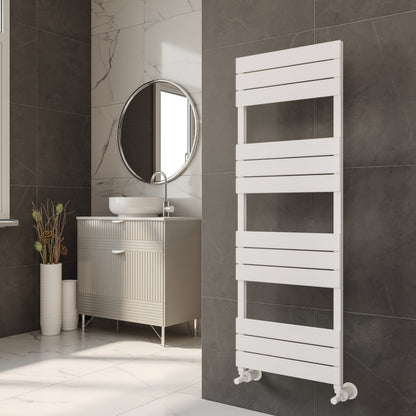 Maple Heated Towel Rail – 1390 x 500mm White