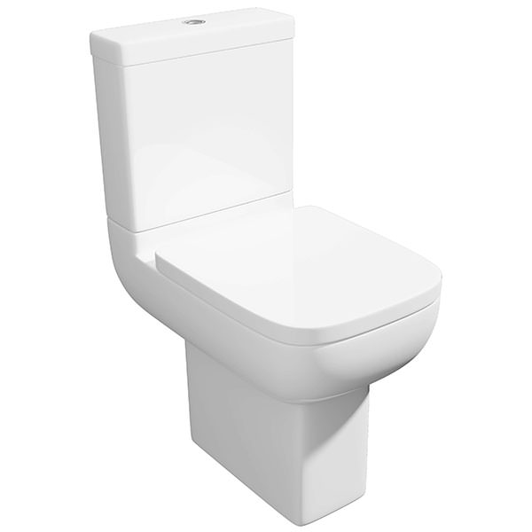Kartell K‑Vit Options 600 Comfort Height Close‑Coupled Toilet – Pan, Cistern & Soft‑Close Seat