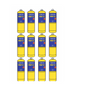 Yellow MAPP MAP+ Pro Gas Cylinder 453g Disposable Bottle 12 Pack