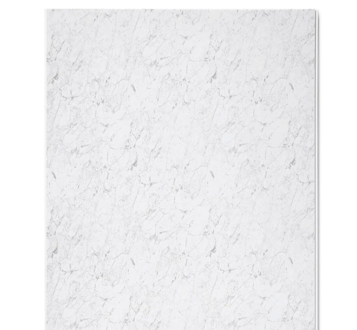 White Marble PVC Wall Panel – 10mm Gloss Waterproof Cladding