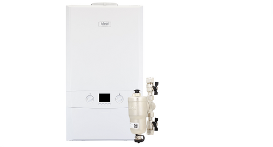 Ideal Logic Max 30kW Combi Boiler – ErP A-Rated with 10-Year Warranty (Flue Included) Free CO Alarm