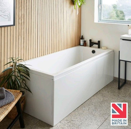 Spirit SE 1700 x 700 Straight Bath with Legs