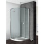 Kartell K‑Vit KV8 900 mm Single-Door Quadrant Shower Enclosure – 8 mm Glass, Chrome Frame (EIGHT900Q)