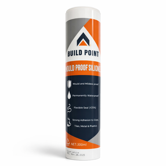 Build Point Mould Proof Silicone – White