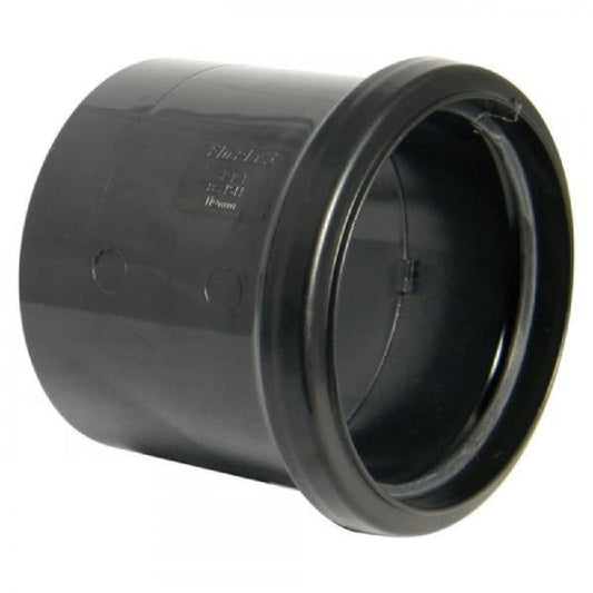 110mm Soil Pipe Single Socket Coupler – uPVC Push-Fit Soil Connector