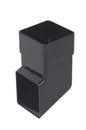 Square Downpipe Shoe – 65mm uPVC Rainwater Outlet