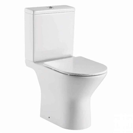 Middleton Rimless Open Back Pan with Cistern & Soft Close Seat