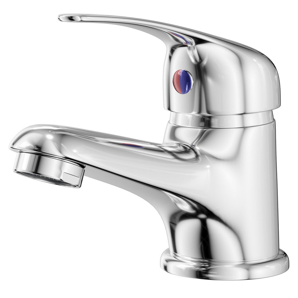 Spiral Basin Mixer Chrome