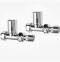 15mm x 1/2 Straight Rad Valve Chrome