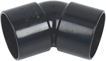 Bulk Buy – 32mm 45° Solvent Weld Elbow (Black)
